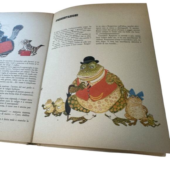 Vintage Italian Children's Book Animals Full Color 1971 First Edition - Picture 4 of 7